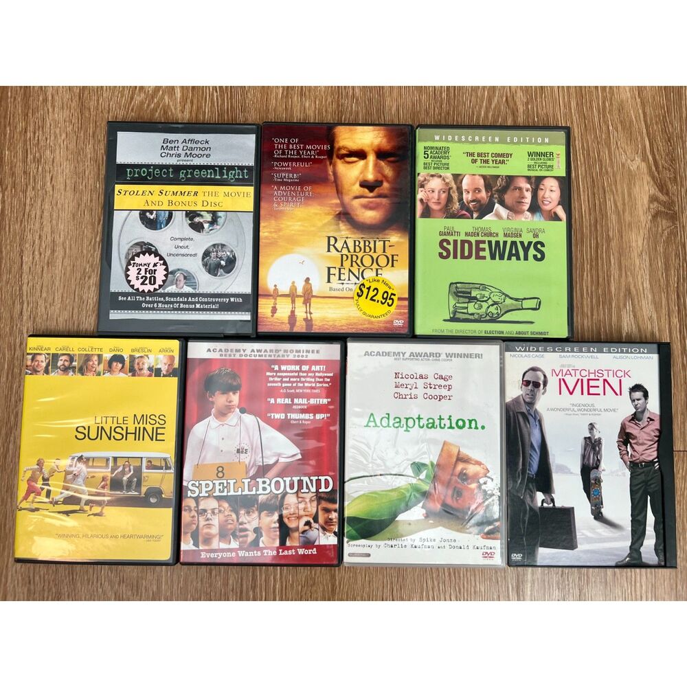 Lot 7 Indie DVDs: Little Miss Sunshine, Sideways, Adaptation, & More